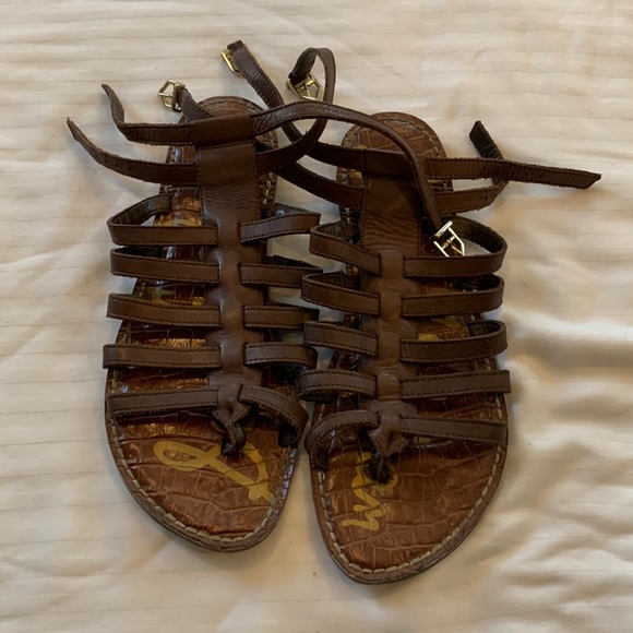 Sam Edelman Shoes Sam Edelman Gilda Flat Gladiator Sandals Poshmark